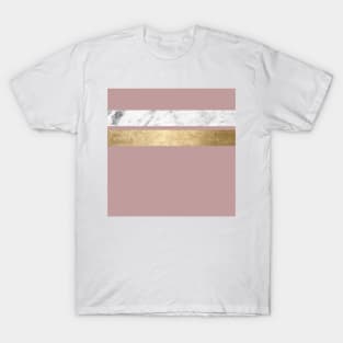 Mauve in the night marble T-Shirt